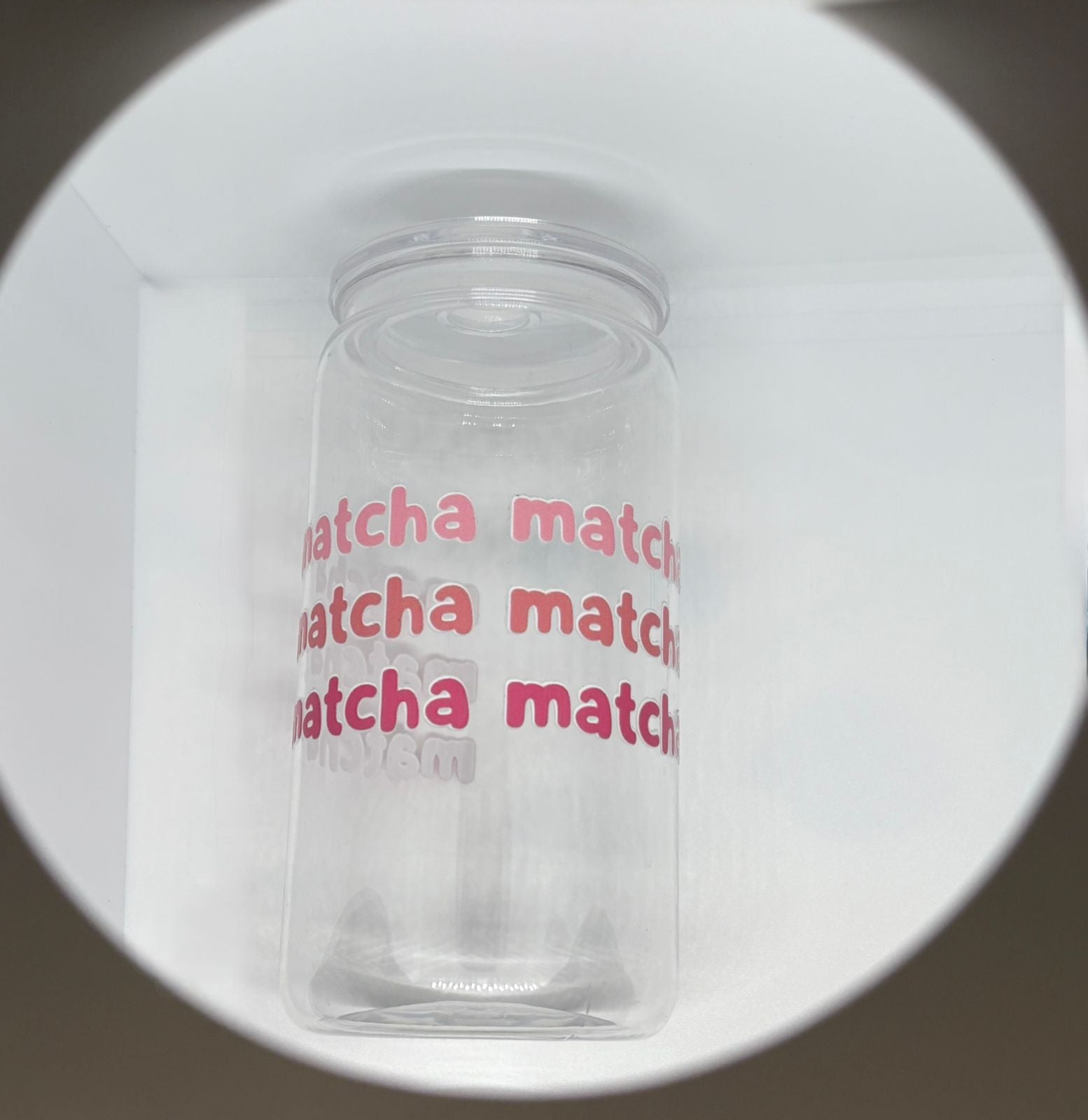 Transparent Matcha - Plastic Tumbler