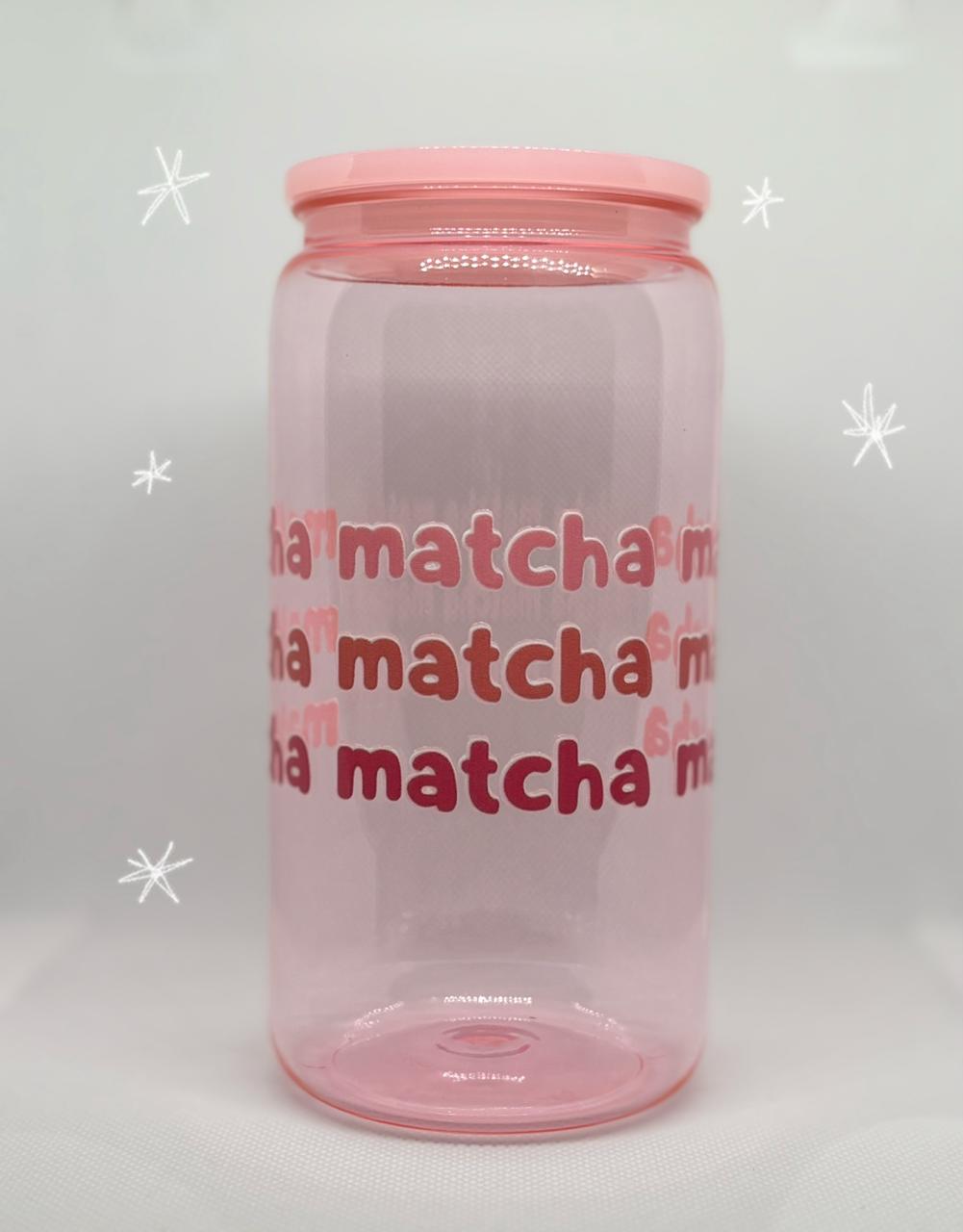 Berry Matcha Pop - Plastic Tumbler
